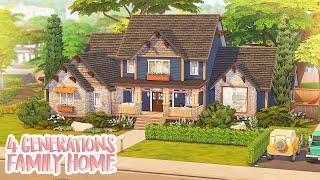 Sequoia Family Home for 4 Generations ️ | The Sims 4 Speed Build #ad