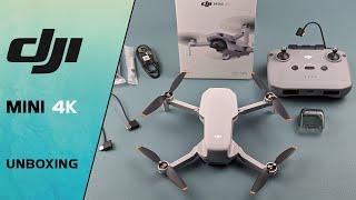 DJI Mini 4K - unboxing and weighing the drone