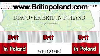 Announcing my new website: www.Britinpoland.com