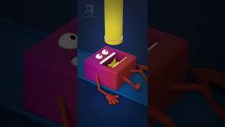 THE SWEET ETERNITY — Cube Monsters having an endless banana feast 