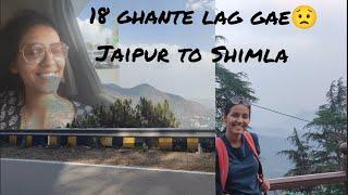 Jaipur to Shimla/ summer vacation/ shimla mall road/ best place to visit ( part 1) / road trip