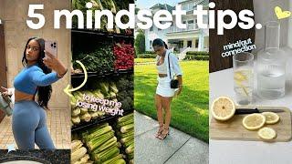 *5 Mindset Tips* to HELP Your weight loss journey stick!! mental shifts & changes