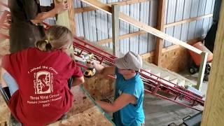 Building Hayloft over Horse Stalls