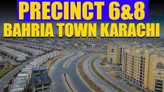 Bahria Town Karachi| Precinct 6 and 8| Plots Rates Update #250sqyardplots #250sqyardvillas #shorts