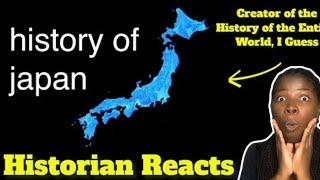 African Girl Reacts to "history of japan, i guess" | FIRST TIME REACTION!!