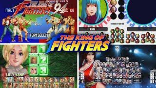 The King of Fighters Character Select Screen Evolution