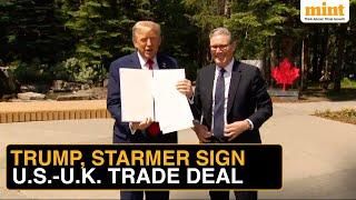 Trump, Starmer Sign US-UK Trade Deal At G7; Steel Tariffs Pending | 'Will Create Jobs, Income'