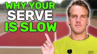 How to SERVE FASTER in Pickleball + 4 drills to practice!