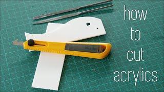 How to Cut Acrylics | Architecture Modelmaking 101