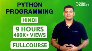 Python Programming in Hindi | Python Tutorial for Beginners in 2022 | Learn Python | Great Learning