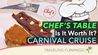 Most Expensive Dinner - Carnival Cruise