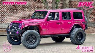 BRAND NEW FULLY BUILT 392 JEEP WRANGLER IN RARE TUSDCADERO PINK! FOR SALE!