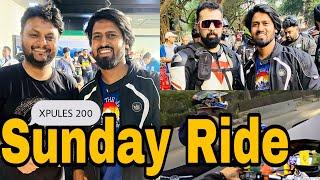 Taking My New XPULSE 4V On Sunday Ride || All Superbikes On Sunday Ride || ANOKHA RIDER AA GYA AAJ