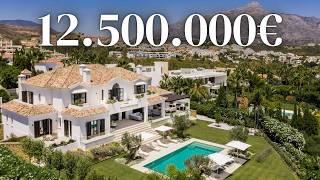 Take a Luxurious Tour of This Epic 12.5M Contemporary Dream Home Featuring 2 Pools! Marbella, Spain!