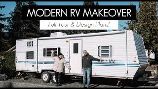 Modern RV Makeover | Before Tour + Design Plans | Ep.01