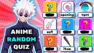 This Anime Quiz Is So Random, Even Experts Get Stumped!  ANIME RANDOM QUIZ