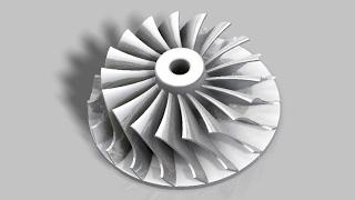 Autodesk Inventor: Turbocharger Impeller