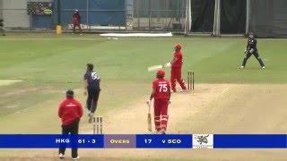 Anshuman Rath hits huge six against Scotland