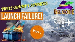 The Servers Are The Limit! - MSFS 2024 Lauch Disaster (Part 1) - The Three Grumpy Simmers - EP50