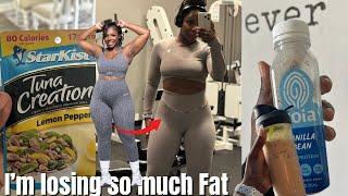 FITNESS VLOG: LOSING SO MUCH FAT AND LEANING MY BODY! My abs are back!!!