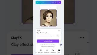 Turn your photos into Clay art! just by uploading to this Canva App #canvatutorial #canvatip