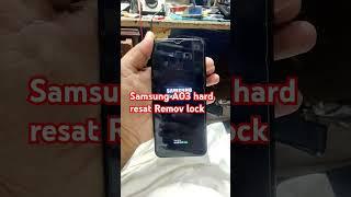 Samsung A03 Hard Reset | Pattern Lock Remove | Unlock Password Without PC | Screen Lock Bypass 2025