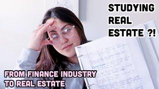 Thinking of changing my career in 2021: From Finance to Real Estate !