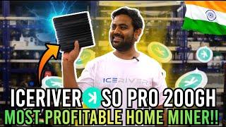 IceRiver KS0 Pro 200GH Unboxing & Setup️ KASPA Home Miner Crypto Mining India #Crypto #kaspa #ks0