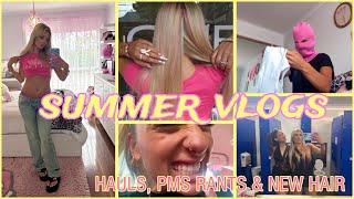 PMS Rants, Pink Hair & Christmas Shopping  + Announcement  | weekly vlog 