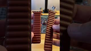 Leather Link Apple Watch Band (Umber) - Unboxing! Series 8 & Apple Watch Ultra Fit Test!