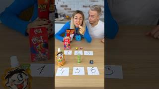 We played and eat our sweet prizes with new cube couple challenge 