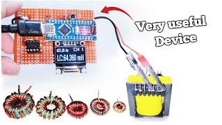 This DIY LC Meter is very useful!! DIY Inductor testing device 