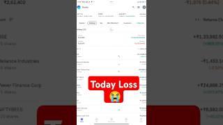 Today Big Loss #investmentaccount #trading #portfolioreview