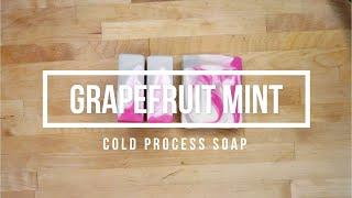 Grapefruit Mint Cold Process Soap - ITP SWIRL