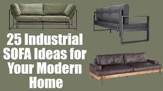 25 Industrial SOFA Ideas for Your Modern Home