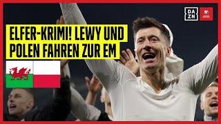 Spannung pur! Lewandowski und Co. bei der EM dabei: Wales - Polen 4:5 n.E. | European Qualifiers