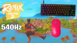 SteelSeries Apex Pro Mini ASMR  Solo Gameplay  Satisfying Keyboard Fortnite 240 FPS 4K