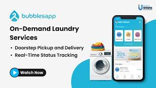 Live Demo of Bubble App: On-Demand Laundry App | Idea Usher #livedemo