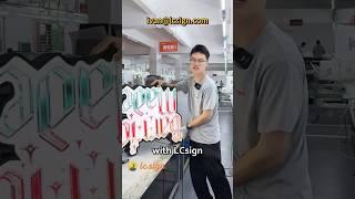 No MOQ#led #ledlights #ledsigns #sign #lcsign #neon #lightbox #lol #tony #funny #fyp #usa #lcsign