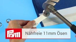 Ösen 11mm von Prym | Messing-Ösen mit Scheiben 11mm