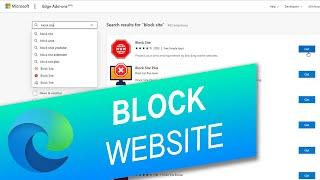 How to Block Website in Edge