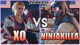 Tekken 8  ▰  XO (Lidia) Vs Ninjakilla (#2 Ranked Law) ▰ High Level Matches!