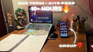 Managing Mid-Terms and AITS  @iitjeeone | 10 Hours of Daily Study ⏰ | Study Vlog JEE 2026