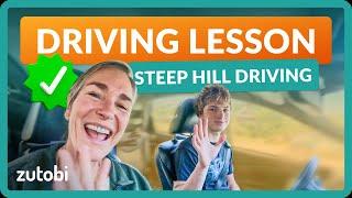 How to Drive an Automatic Car on a Steep Hill (Driving Test Tips)