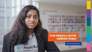 VUB volunteer Amreen Shaju