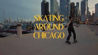 Skating around Chicago