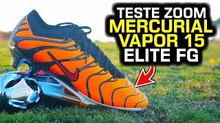 Testei a chuteira do VINI JR! - Teste chuteira campo Nike Zoom Mercurial Vapor 15 Elite FG