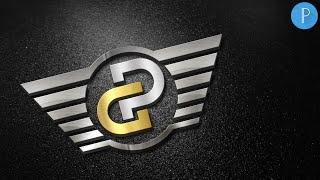 P G professional logo design on android pixellab tutorial[Vandy Design]