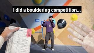Local Bouldering Competition Vlog