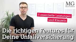 5. Tipps für die Private Unfallversicherung | Auf diese Leistungen und Klauseln solltest Du achten